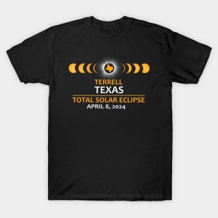 Terrell Tx Texas Total Solar Eclipse 2024 T-Shirt